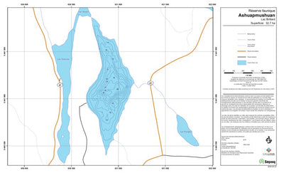 Sépaq Lac Brillard (Ashuapmushuan) digital map