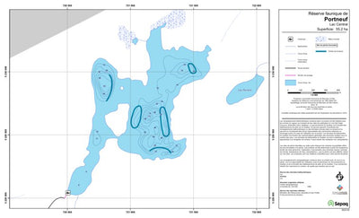 Sépaq Lac Central (Portneuf) digital map