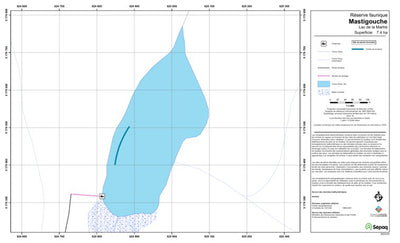 Sépaq Lac de la Martre (Mastigouche) digital map