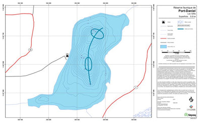 Sépaq Lac Gillis (Port-Daniel) digital map