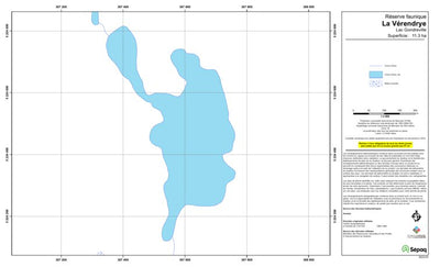 Sépaq Lac Gondreville (La Vérendrye) digital map