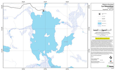 Sépaq Lac Goudie (La Vérendrye) digital map