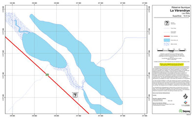 Sépaq Lac Kelly (La Vérendrye) digital map