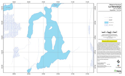 Sépaq Lac La Flèche (La Vérendrye) digital map