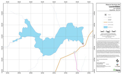 Sépaq Lac Laberge (Laurentides) digital map
