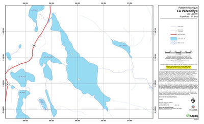 Sépaq Lac Laporte (La Vérendrye) digital map