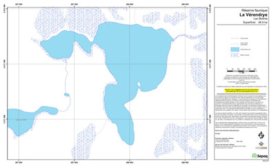 Sépaq Lac Molinia (La Vérendrye) digital map