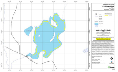 Sépaq Lac Palud (La Vérendrye) digital map