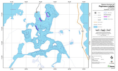 Sépaq Lac Philippe (Papineau-Labelle) digital map