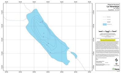 Sépaq Lac Tessie (La Vérendrye) digital map