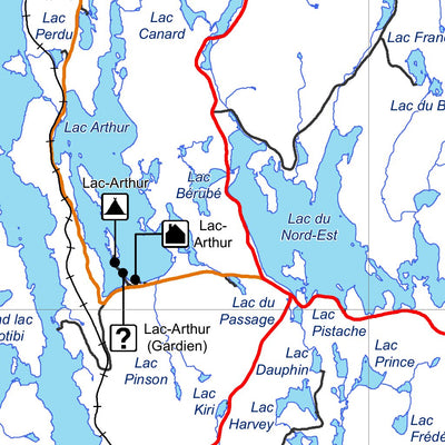 Sépaq Réserve faunique de Port-Cartier - Sept-Îles : Carte générale digital map