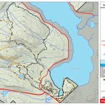 Sépaq Station touristique Duchesnay - Carte des sentiers de randonnée (été, hiver) digital map