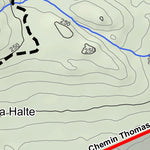 Sépaq Station touristique Duchesnay - Carte des sentiers de randonnée (été, hiver) digital map