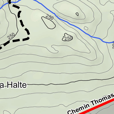 Sépaq Station touristique Duchesnay - Carte des sentiers de randonnée (été, hiver) digital map