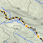 Sépaq Station touristique Duchesnay - Carte des sentiers de randonnée (été, hiver) digital map