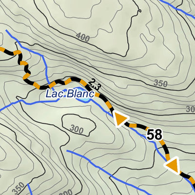 Sépaq Station touristique Duchesnay - Carte des sentiers de randonnée (été, hiver) digital map