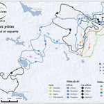 Services cartographiques K.T. Le Norvégien - Guide des pistes (ski et raquette) digital map