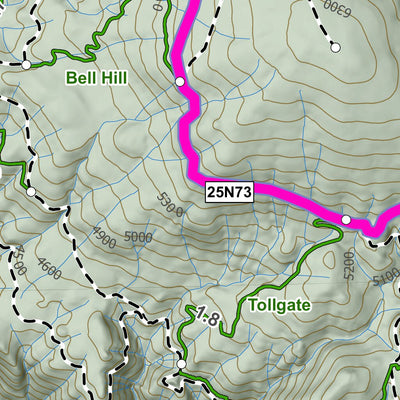 Sierra Buttes Trail Stewardship E Bike Climbing Route for Mount Hough digital map