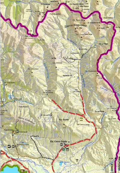 SIG Patagon Sierra Baguales digital map