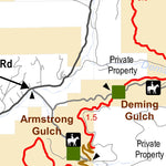 Siskiyou Upland Trails Association Jack-Ash & Sterling Mine Ditch Trail ~ Jacksonville, OR, USA digital map