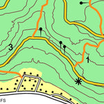 Skogslöparna Gula leden - Åsberget, Örnsköldsvik 2.8 digital map