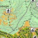 Skogslöparna Själevads frilufsområde, vinter digital map