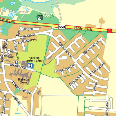 SKYdesign Dronninglund - Bykort digital map