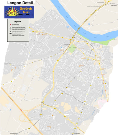 SlowCycle Tours 14_Langon_Detail digital map