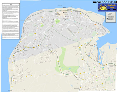 SlowCycle Tours 21_Arcachon_Detail digital map
