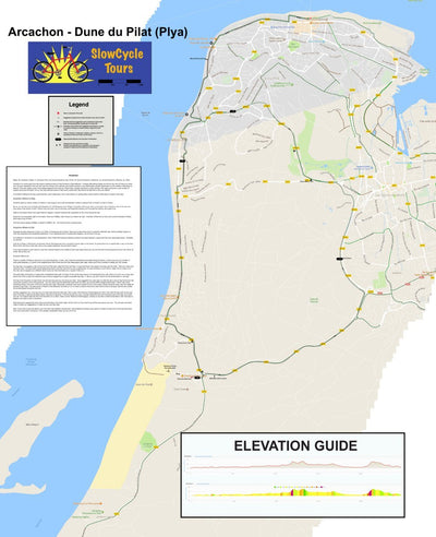 SlowCycle Tours digital map 22-Arcachon-Plya