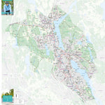 Sollentuna kommun Sollentuna cykelkarta 2019 digital map