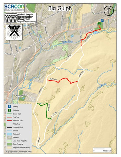 South Central Regional Council of Governments Big Gulph - North Branford, CT digital map