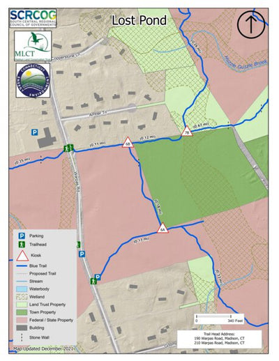 South Central Regional Council of Governments Lost Pond - Madison, CT digital map