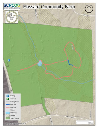 South Central Regional Council of Governments Massaro Community Farm - Woodbridge, CT digital map