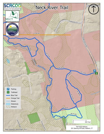 South Central Regional Council of Governments Neck River Trail - Madison, CT digital map