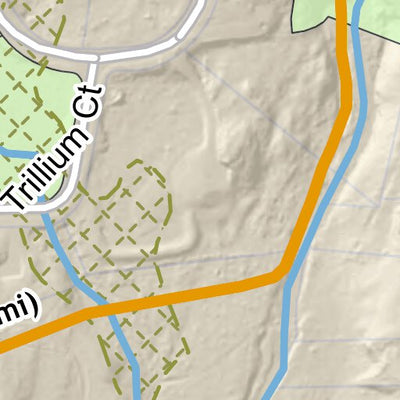 South Central Regional Council of Governments Orange Triangle Trail, Wepawaug Conservation Area, & Kowal Nature Preserve - Orange, CT digital map