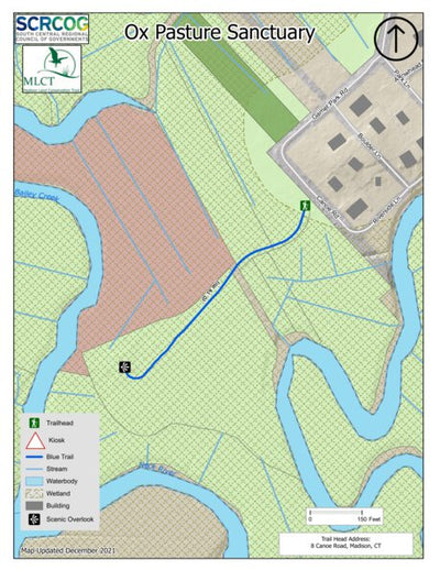 South Central Regional Council of Governments Ox Pasture Sanctuary - Madison, CT digital map