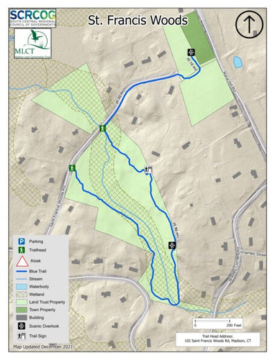 South Central Regional Council of Governments St. Francis Woods - Madison, CT digital map
