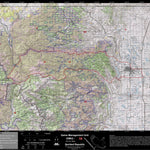 Spirited Republic 2018 GMU 19 Colorado Big Game (Elk/Mule Deer) Hunting Map (Public/Private Lands) digital map