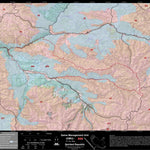 Spirited Republic 2018 GMU 444 Colorado Big Game (Elk/Mule Deer) Hunting Map (Habitat and range) digital map