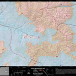 Spirited Republic 2018 GMU 551 Colorado Big Game (Elk/Mule Deer) Hunting Map (Habitat and range) digital map