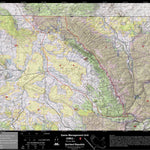 Spirited Republic 2018 GMU 6 Colorado Big Game (Elk/Mule Deer) Hunting Map (Public/Private Lands) digital map