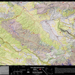 Spirited Republic 2018 GMU 62 Colorado Big Game (Elk/Mule Deer) Hunting Map (Public/Private Lands) digital map