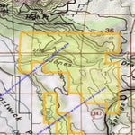 Spirited Republic 2018 GMU 64 Colorado Big Game (Elk/Mule Deer) Hunting Map (Public/Private Lands) digital map