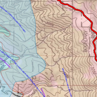 Spirited Republic 2018 GMU 7 Colorado Big Game (Elk/Mule Deer) Hunting Map (Habitat and range) digital map