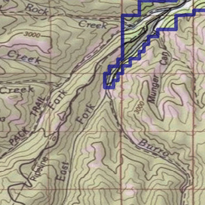 Spirited Republic 2018 GMU 79 Colorado Big Game (Elk/Mule Deer) Hunting Map (Public/Private Lands) digital map