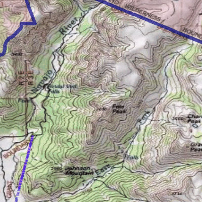 Spirited Republic 2018 GMU 80 Colorado Big Game (Elk/Mule Deer) Hunting Map (Public/Private Lands) digital map