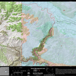 Spirited Republic 2020 Colorado Big Game Elk/Deer Topo Hunt Habitat Range GMU 1 digital map