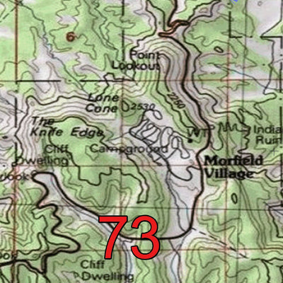 Spirited Republic 2020 Colorado Big Game Elk/Deer Topo Hunt Habitat Range GMU 73 digital map