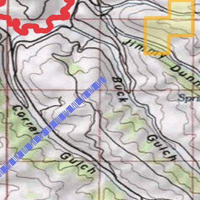 Spirited Republic 2020 Colorado Big Game Elk/Deer Topo Hunt Public Lands GMU 4 digital map